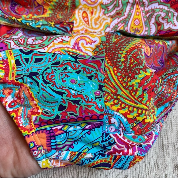 Bleau Rod Beattie bohemian paradise shirred convertible bikini - Picture 13 of 15